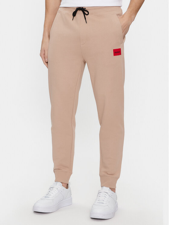 HUGO Hugo Teplákové nohavice Doak212 50447963 Béžová Regular Fit