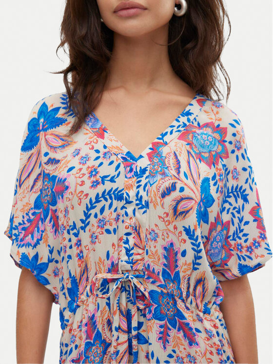 Vero Moda Vero Moda Sukienka letnia Menny 10303701 Kolorowy Loose Fit