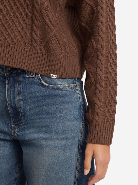Guess Jeans Guess Jeans Πουλόβερ Maglia ragazza Καφέ Regular Fit