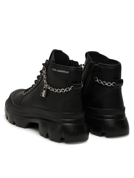 KARL LAGERFELD KARL LAGERFELD Schnürstiefeletten Trekka Max Lock KL43542 Schwarz