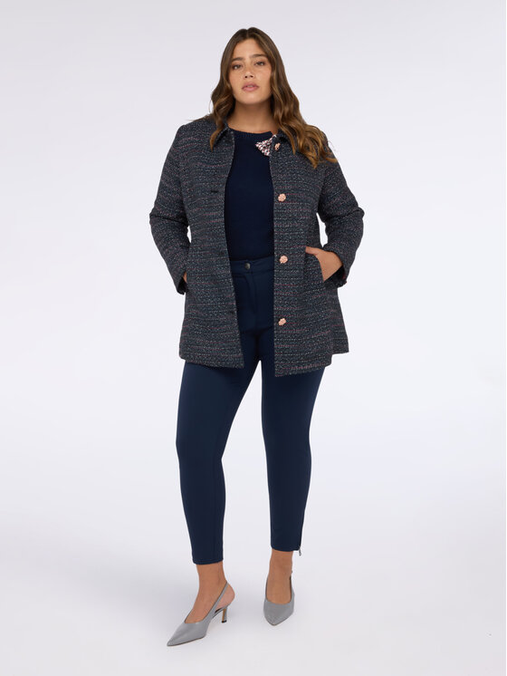 Fiorella Rubino Fiorella Rubino Pantaloni di tessuto P704T005133N034 Blu Skin Fit