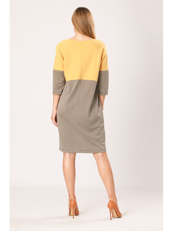 QUIOSQUE QUIOSQUE Každodenné šaty 4NG012342 Žltá Regular Fit