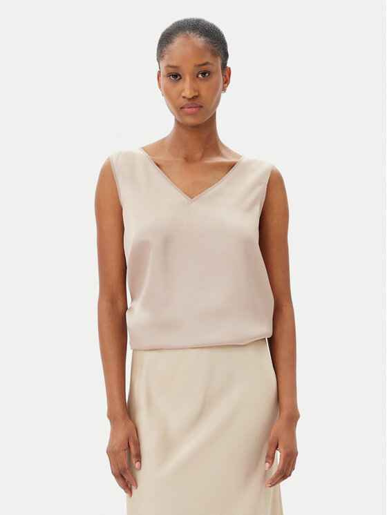 Marella Marella Blúz Lien 2515161092 Ekru Regular Fit