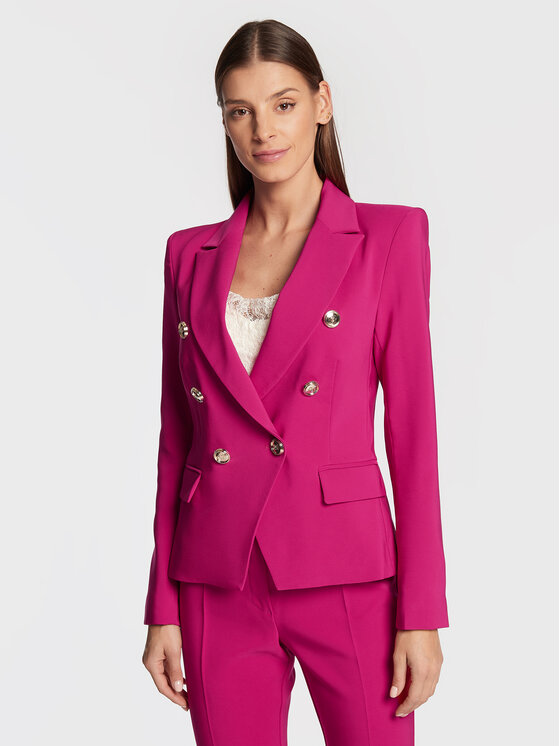 Rinascimento Blazer CFC0110505003 Roz Regular Fit Blazer imagine noua