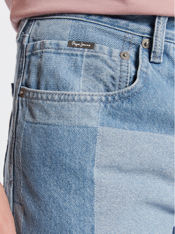 Pepe Jeans Pepe Jeans Jeans hlače Callen Weave PM206815 Modra Relaxed Fit