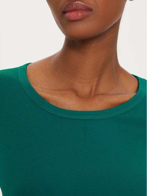 United Colors Of Benetton United Colors Of Benetton Majica 3GA2E16F9 Zelena Regular Fit
