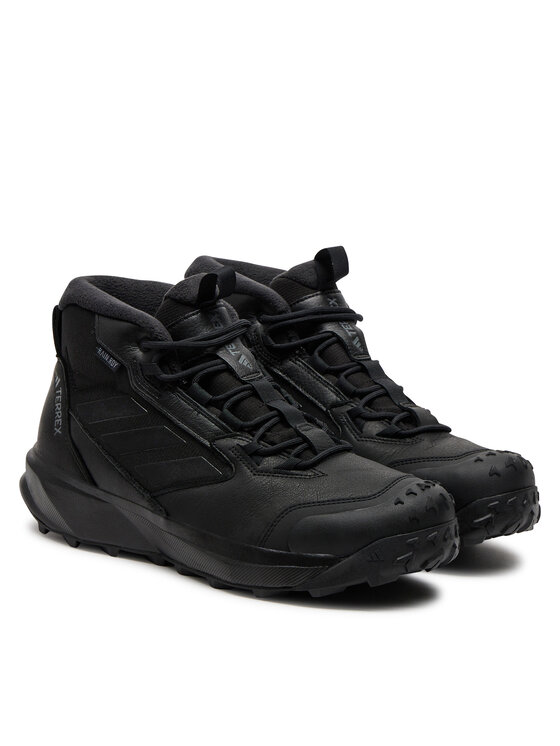 adidas adidas Bakancs Terrex Winter Boot Mid Leather ID2859 Fekete