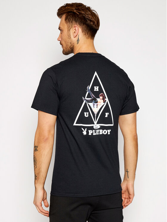 HUF HUF Футболка PLAYBOY Playmate TS01462 Чорний Regular Fit