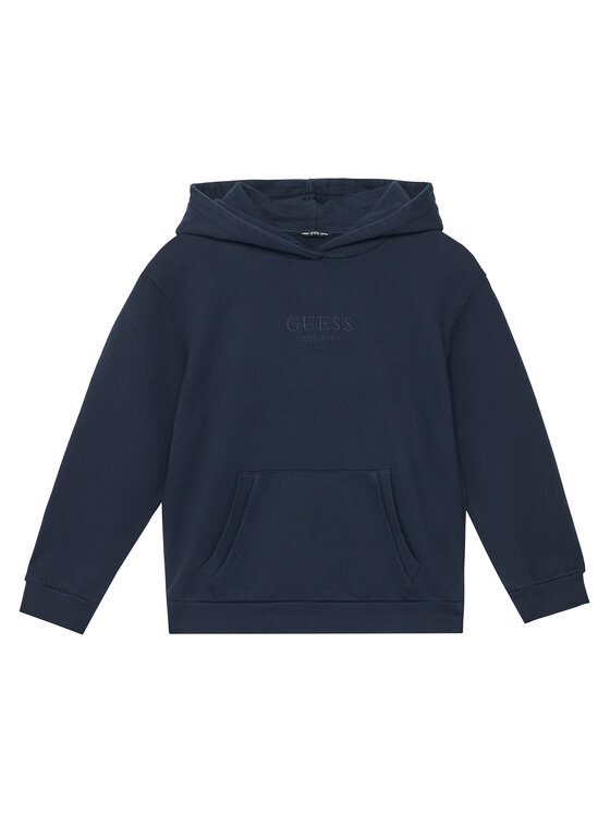 Guess Bluza L5YQ25 KAV34 Granatowy Oversize