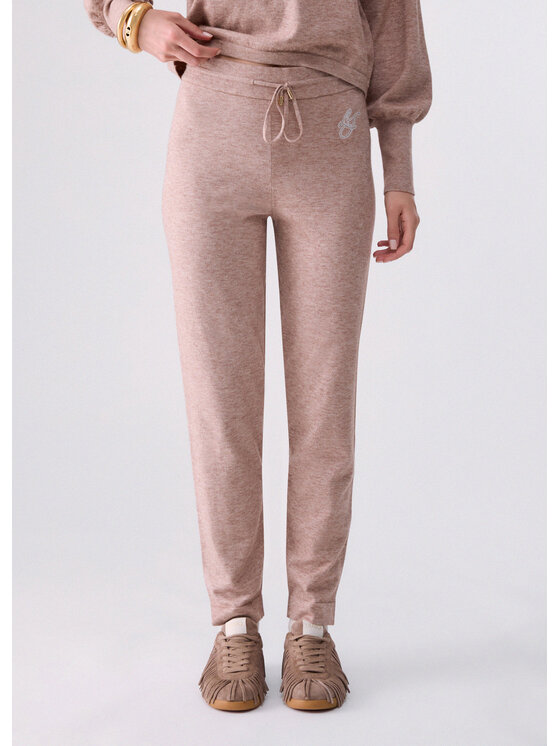 Liu Jo Liu Jo Pantaloni di tessuto TF6045MA25S02511 Beige Regular Fit