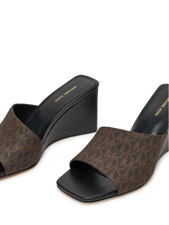 MICHAEL Michael Kors MICHAEL Michael Kors Natikači Merriam Wedge 40S5MMMS1B Rjava