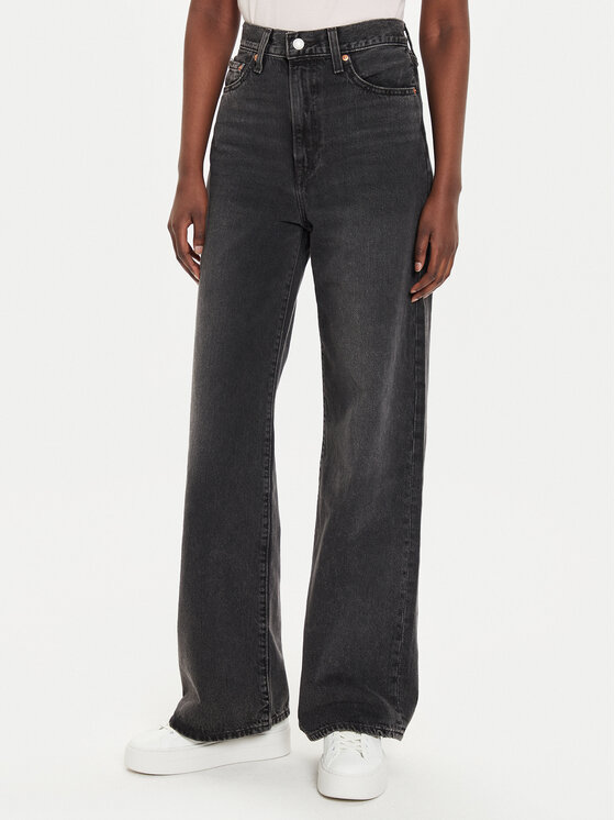 Levi's® Levi's® Дънки Ribcage A6081-0011 Черен Wide Leg