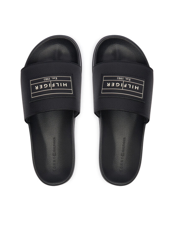 Tommy Hilfiger Tommy Hilfiger Klapki Patch Pool Slide FM0FM06008 Czarny