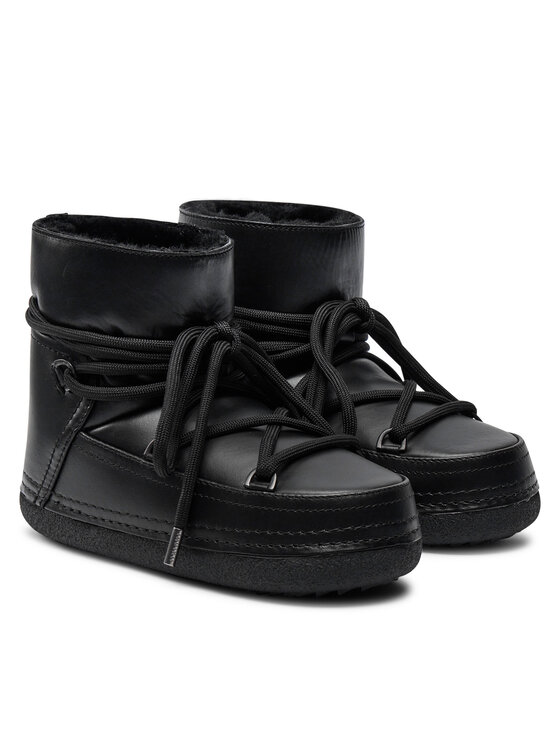Inuikii Inuikii Μπότες Χιονιού Full Leather 75101-087 Μαύρο