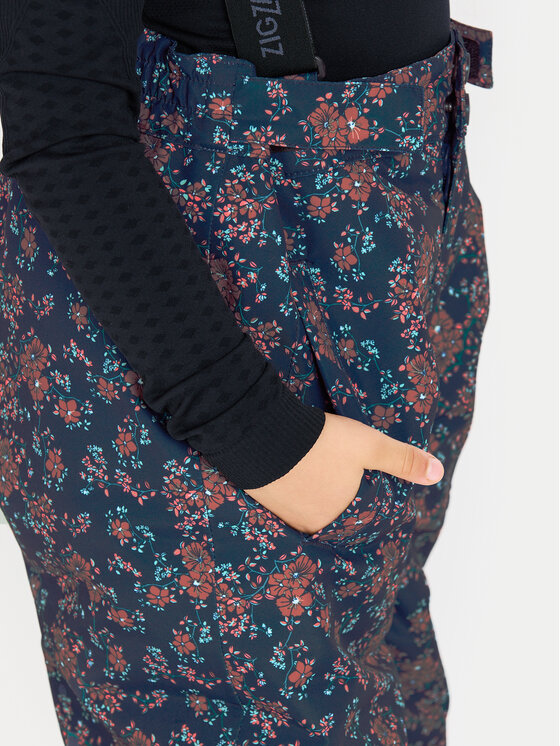 ZigZag ZigZag Spodnie narciarskie Soho Printed Ski Pant W-PRO 10000 Z213011 Granatowy Regular Fit