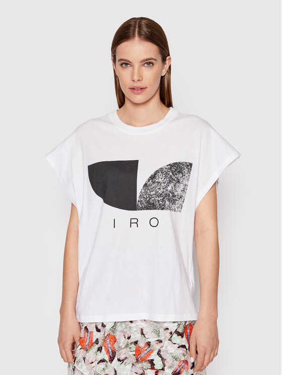 IRO Bluza Ivyne AQ290 Bela Oversize