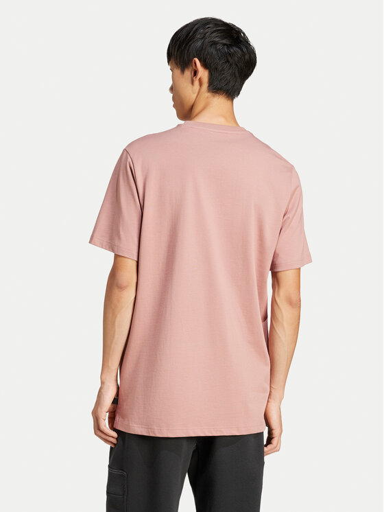 adidas adidas T-Shirt Lens Elevated Pocket Graphic JJ3927 Różowy Loose Fit
