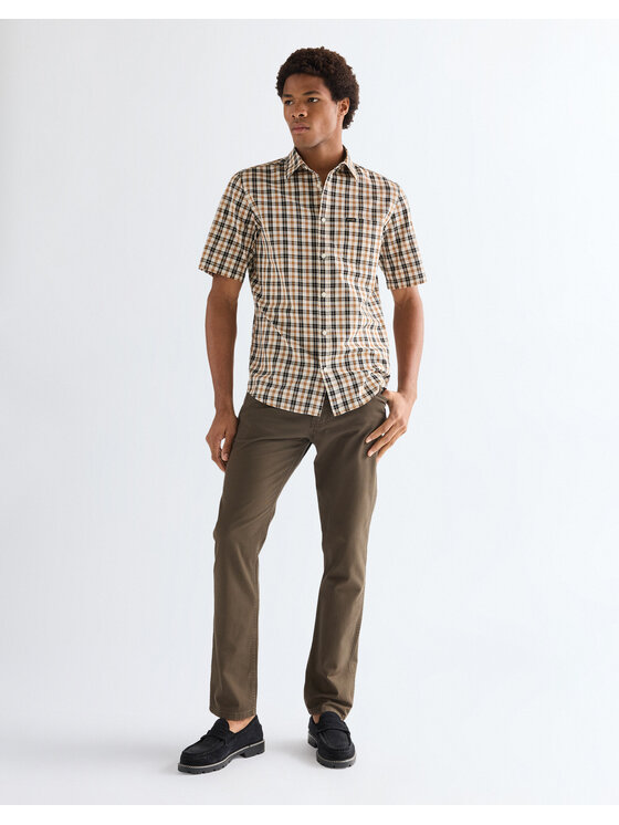 Wrangler Wrangler Jeansy GREENSBORO Brązowy Straight Leg