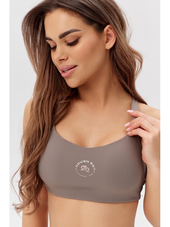 ROUGH RADICAL ROUGH RADICAL Biustonosz sportowy SPORTS BRA WELLNESS Szary