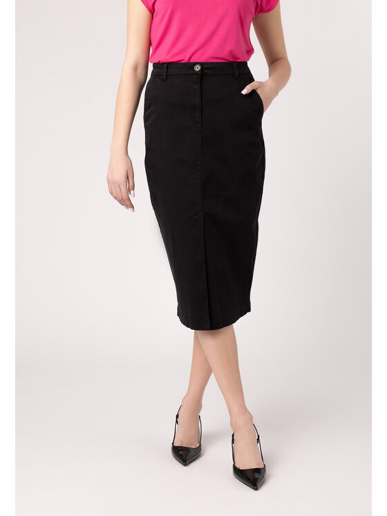 QUIOSQUE QUIOSQUE Sukňa Quiosque 7VS011299 Čierna Regular Fit