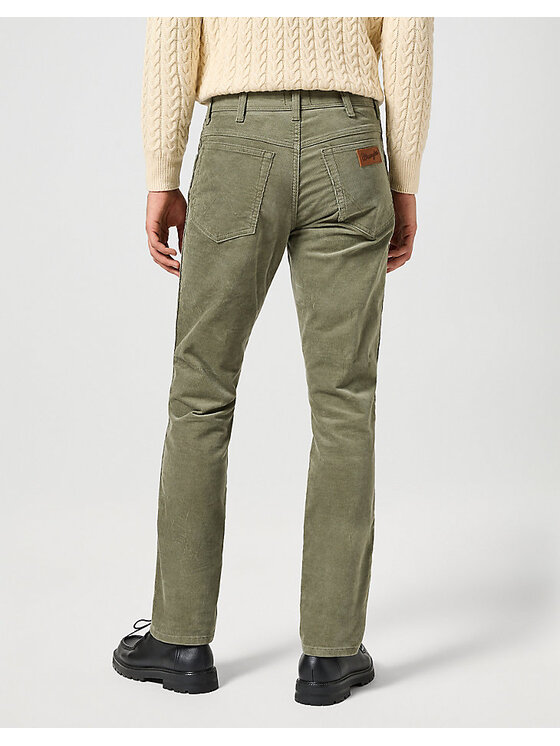 Wrangler Wrangler Jeansy TEXAS SLIM Zielony Slim Fit