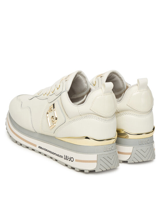 Liu Jo Liu Jo Снікерcи Maxi Wonder 01 BF5009 P0102 Écru