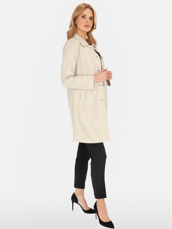Perso Perso Prechodný kabát BLE252675F Sivá Regular Fit