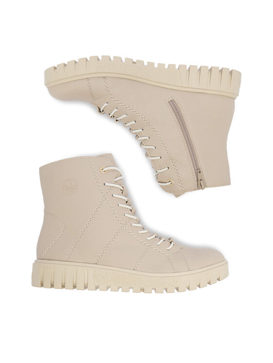 Rieker Rieker Schnürschuhe Y3420-61 Beige