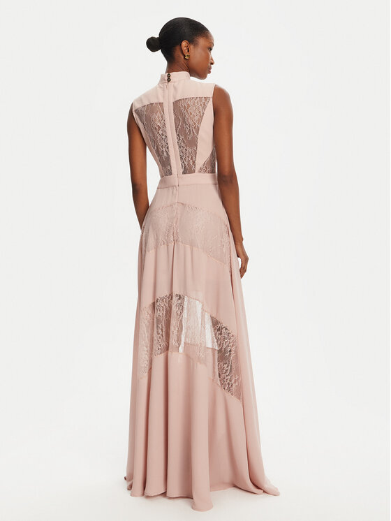 Babylon Babylon Večerní šaty EL0731 Růžová Regular Fit