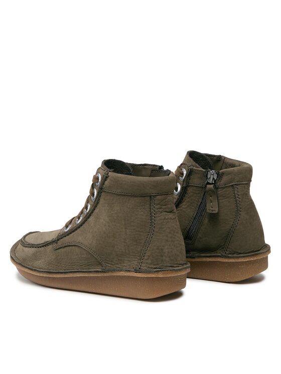 Clarks Clarks Kotníková obuv Funny Cedar 261738864 Khaki