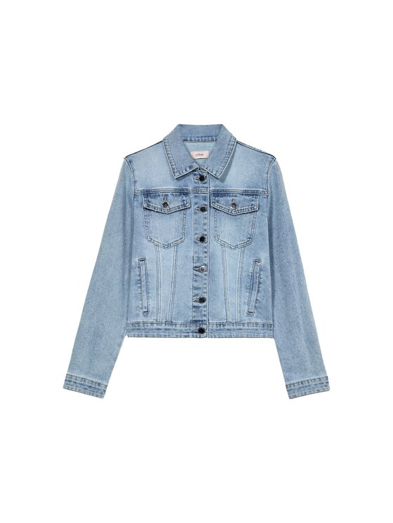 Oltre Oltre Giacca outdoor R598R002245N004 Turchese Boxy Fit