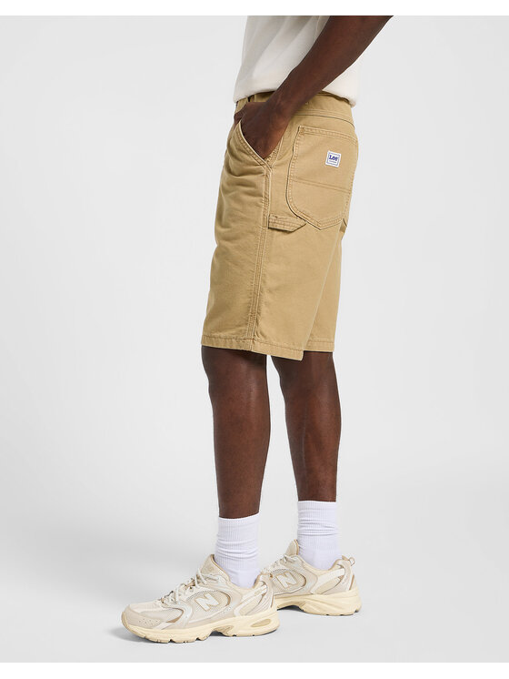 Lee Lee Pantaloncini di tessuto CARPENTER SHORT Beige Regular Fit