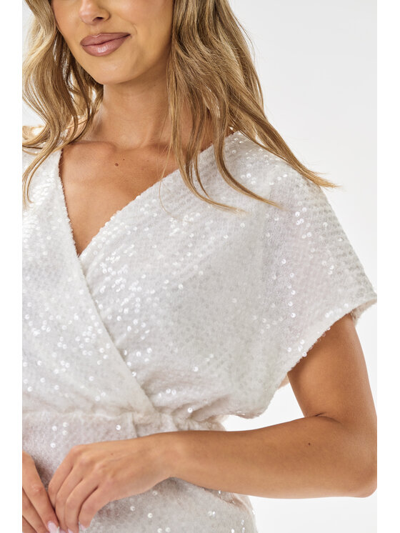Awama Awama Abito da sera A698 Bianco Basic Fit