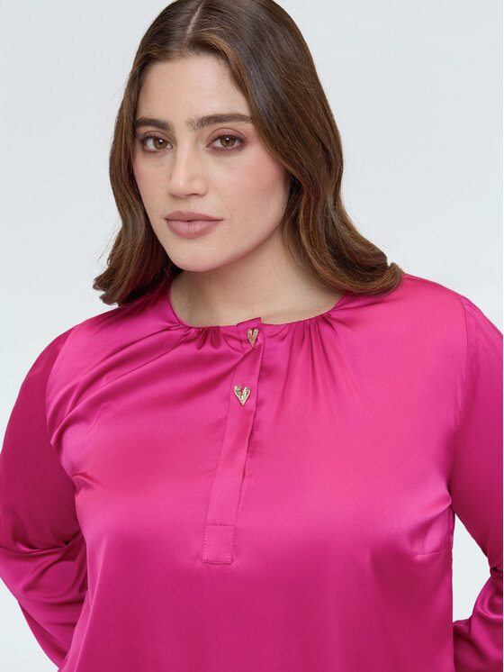 Fiorella Rubino Fiorella Rubino Bluzka 2046T002428N019 Różowy A-Line Fit