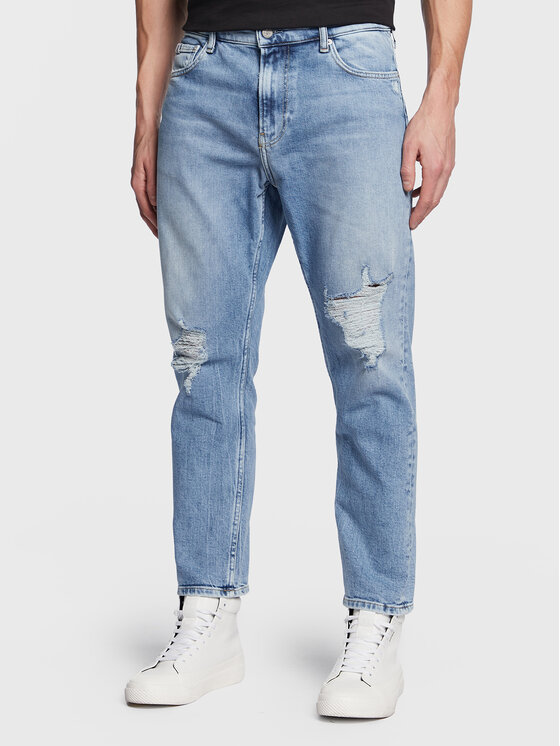 Calvin Klein Jeans Дънки J30J322835 Син Regular Fit