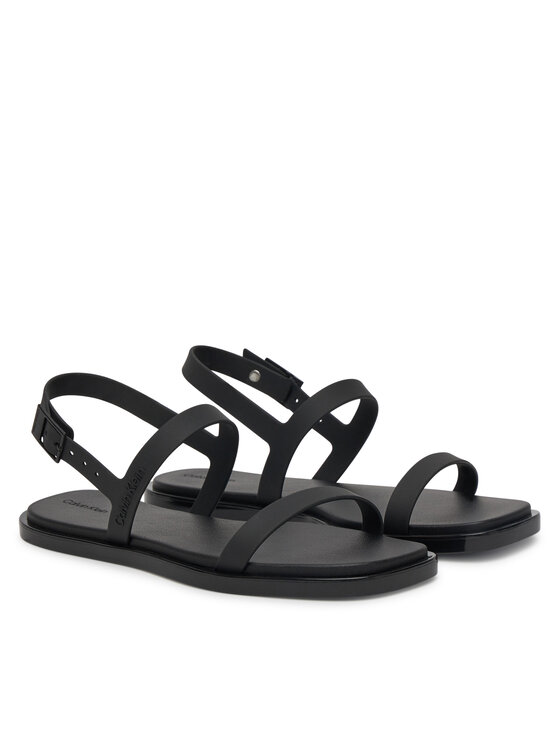 Calvin Klein Calvin Klein Sandali Sandal - Jelly HW0HW02426 Nero