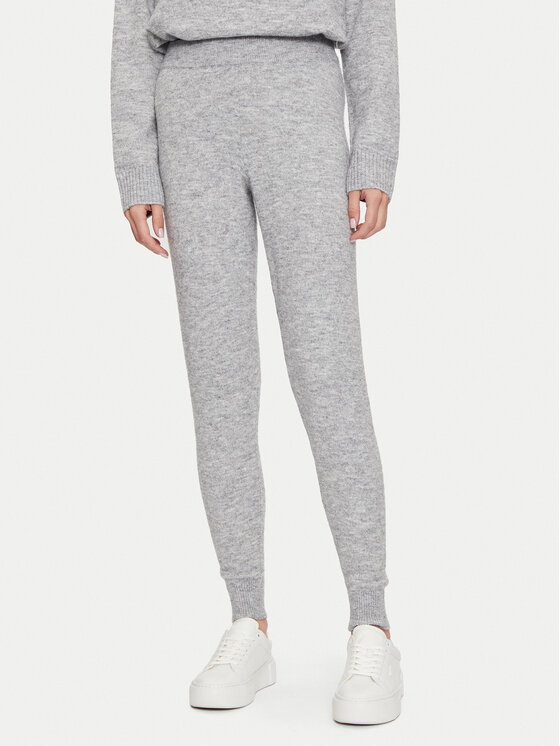 Athlecia Athlecia Melegítő alsó Daviana W Knitted EA243337 Szürke Regular Fit