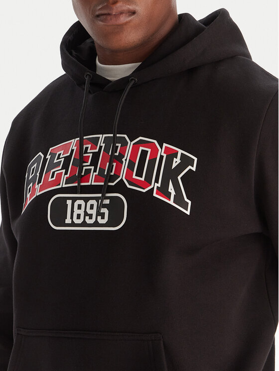 Reebok Reebok Bluza RK25150CCM Czarny Regular Fit