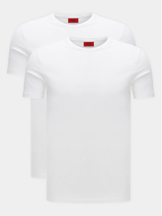 HUGO Hugo Set di 2 T-shirt Round 50325440 Bianco Regular Fit