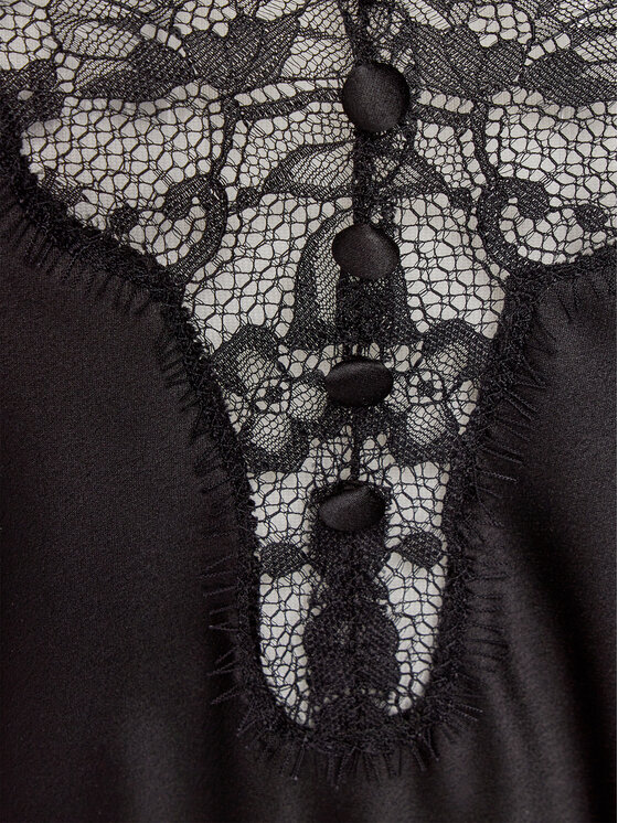 Hunkemöller Hunkemöller Πιτζάμα Valerie 205005 Μαύρο Regular Fit