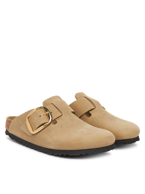 Birkenstock Birkenstock Papucs Boston Big Buckle Hex 1030425 Barna