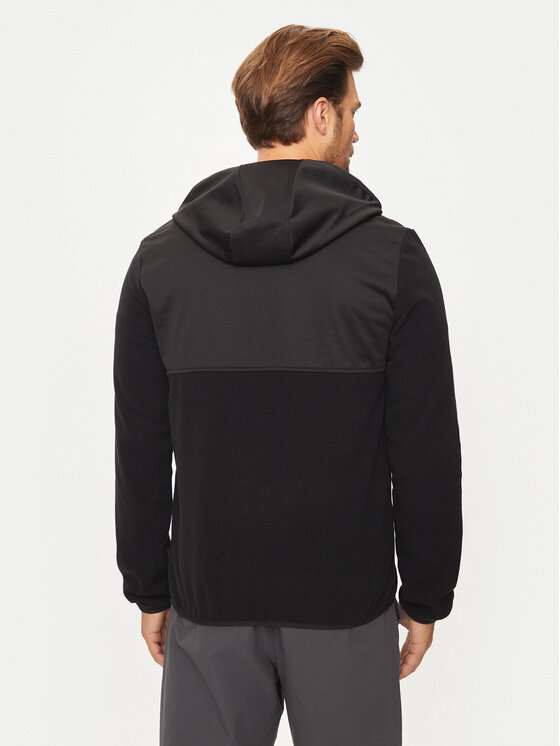 4F 4F Felpa di pile 4FWAW24TFLEM269 Nero Regular Fit