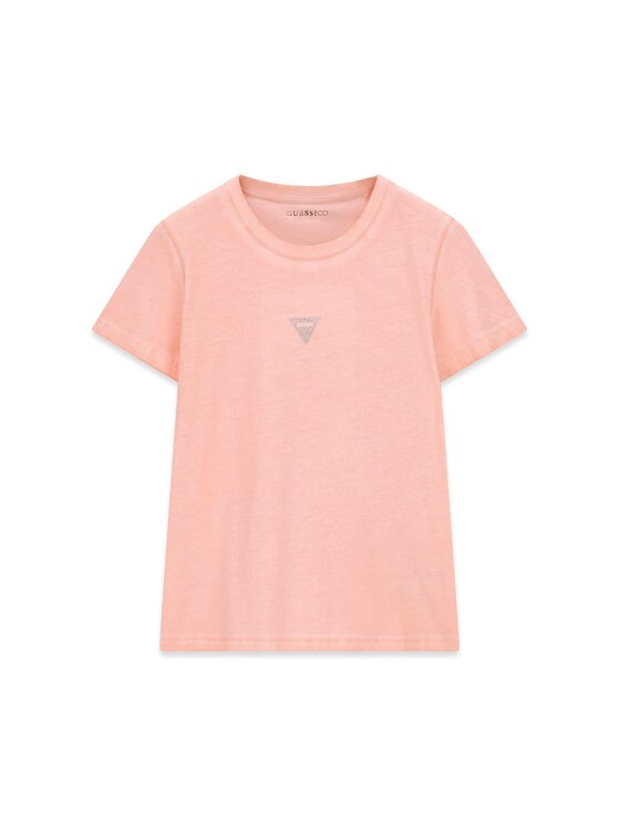 Guess Guess T-Shirt 182295 Różowy Classic Fit