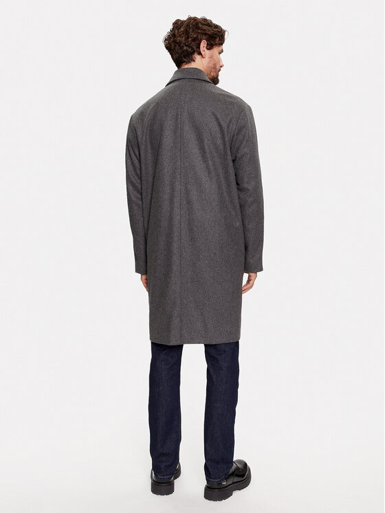 Calvin Klein Calvin Klein Vuneni kaput K10K111745 Siva Regular Fit