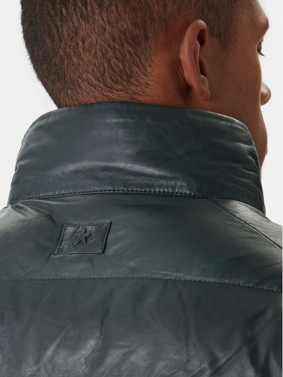 Milestone Milestone Μπουφάν δερμάτινο Ms Article 531019 21360 Γκρι Regular Fit