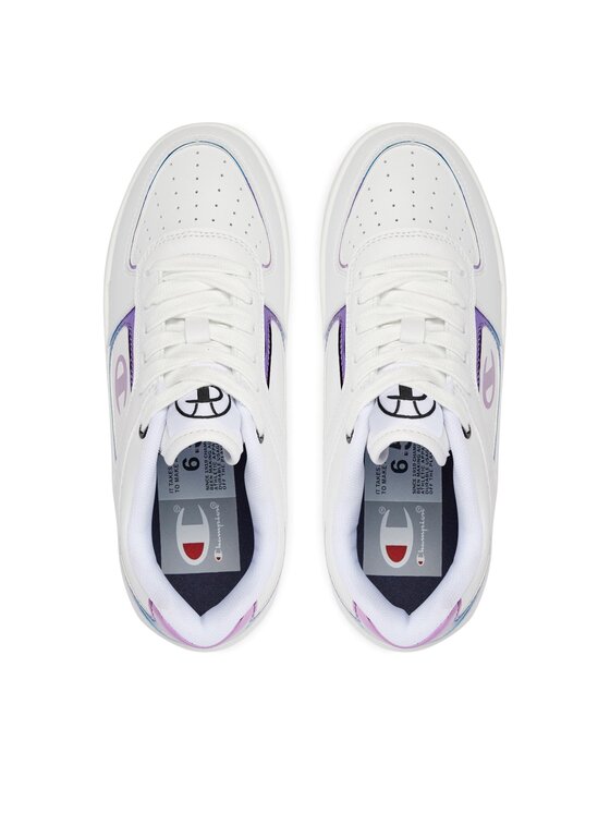 Champion Champion Sneakersy Foul Play Plat Element Slick Low Cut Shoe S11670-CHA-WW009 Bílá