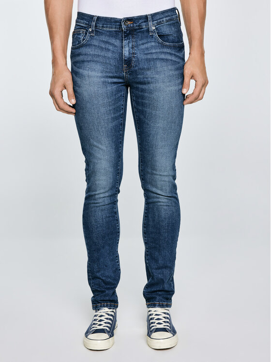 BIG STAR BIG STAR Jeansy NADER Niebieski Skinny Fit