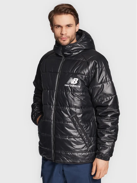New Balance Daunenjacke MJ13513 Schwarz Regular Fit