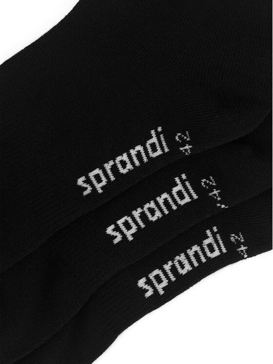 Sprandi Sprandi Σετ κοντές κάλτσες ανδρικές 3 τεμαχίων 0MB-003-SS24 (3-pack) Μαύρο