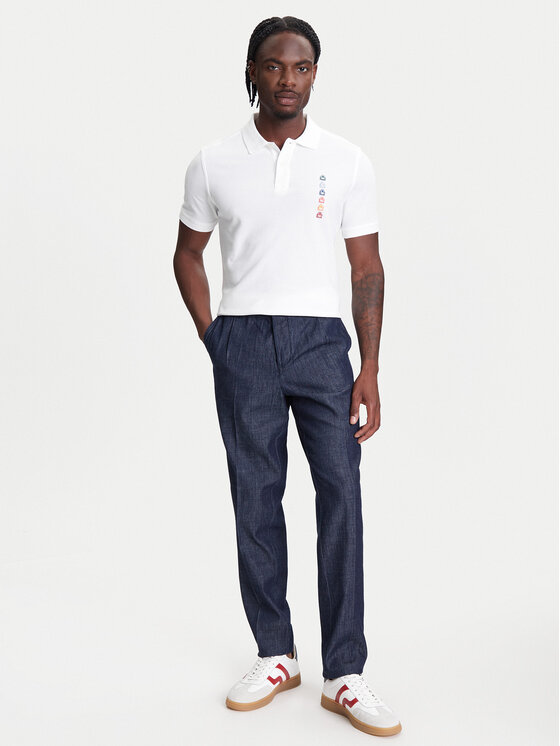 United Colors Of Benetton United Colors Of Benetton Polo 3089U302J Bijela Regular Fit